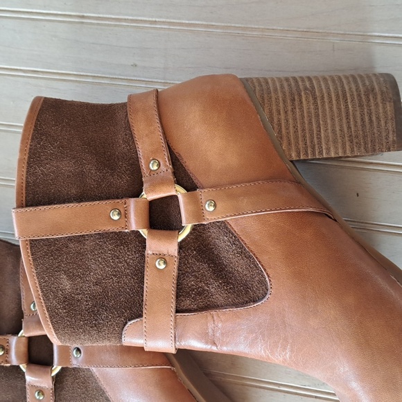 Lauren Ralph Lauren Dylan Suede Leather Mid Heel Boots. Size 8.5 - Picture 6 of 10